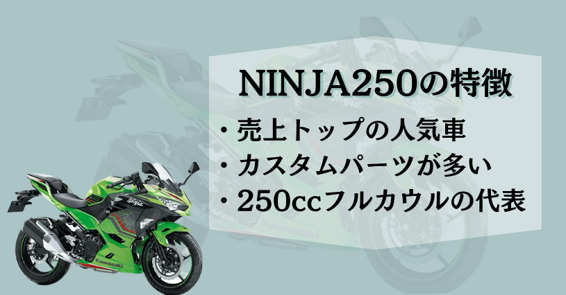 NINJA250の特徴