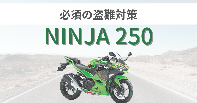 NINJA250の盗難対策